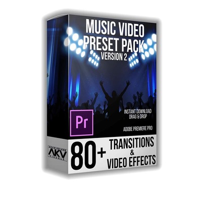 AKVSTUDIOS出品 8套PR轉場預設合集，點亮你的數字廣告創意